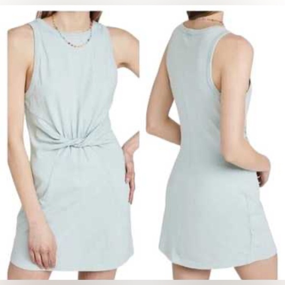 l*space Dresses & Skirts - L*Space Sky Blue Twist Mini Dress